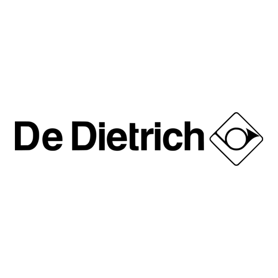 De Dietrich C 310 ECO Instrucciones De Instalación