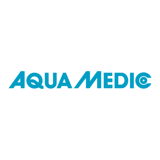 Aqua Medic Qube 50 Operación Manual