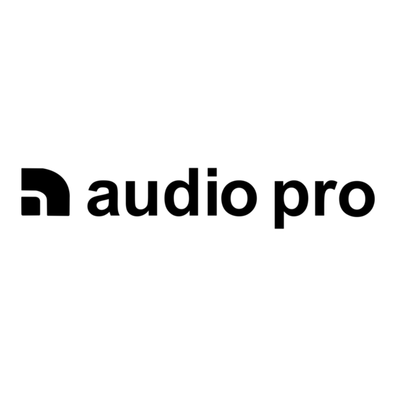 Audio Pro PORTO Manual Del Propietário