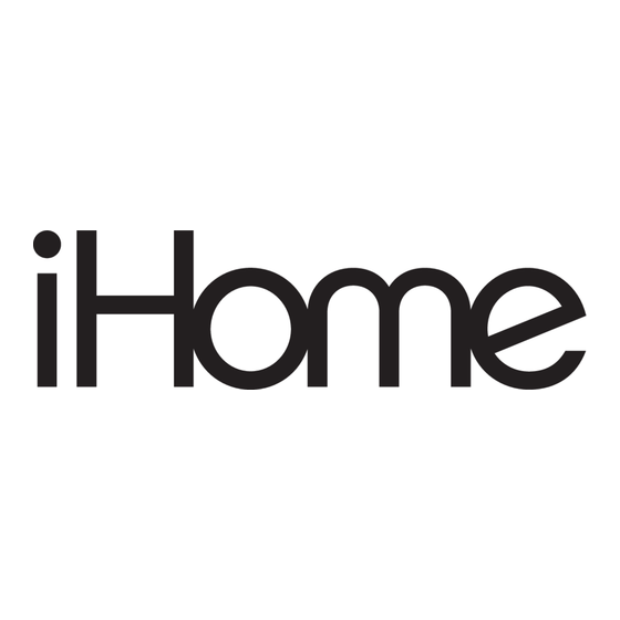 iHome iP88 Inicio Rápido