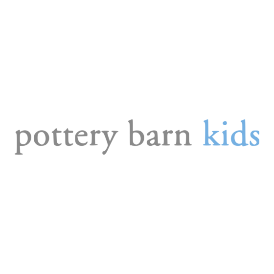 Pottery Barn Kids GRAHAM Instrucciones De Ensamblaje