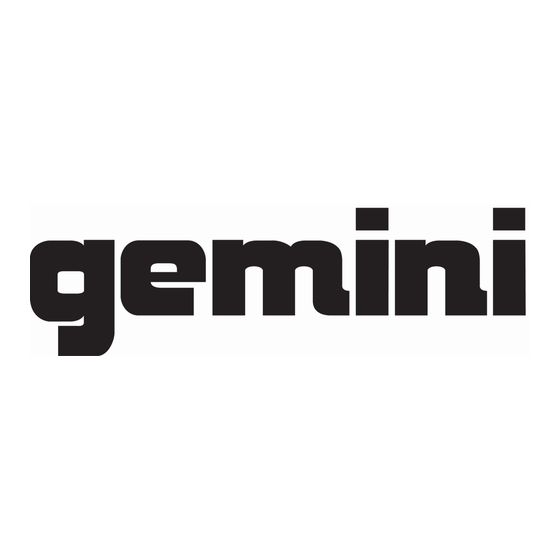 Gemini MPX-30 Manual Del Operador