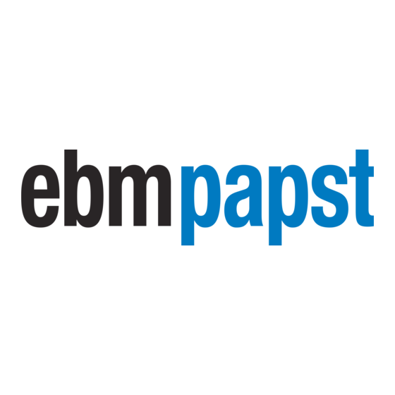 Ebm-papst S4E315-AS20-34 Manual De Instrucciones