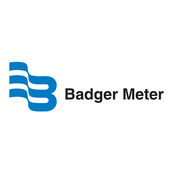 Badger Meter IOG Serie Manual De Instalación Y Funcionamiento