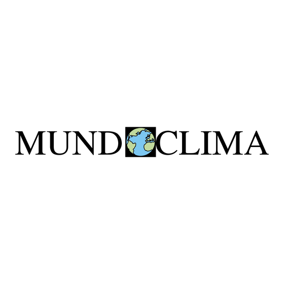 mundoclima MU-RECO Serie Manual De Instalación E Usuario