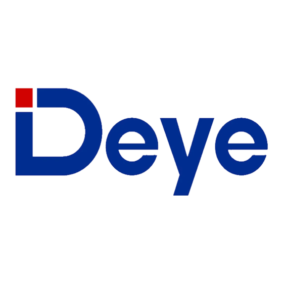 Deye SUN300G3-EU-230 Guía De Instalación/Usuario