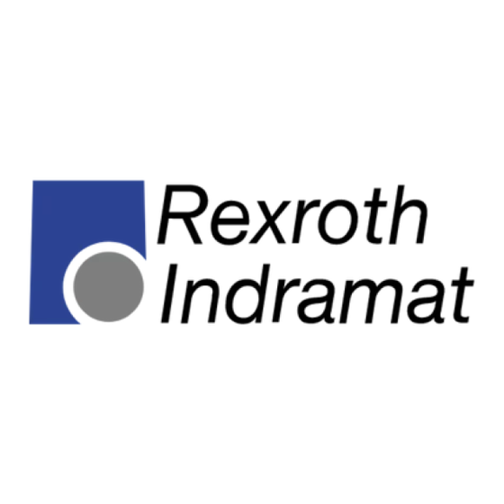 Rexroth Indramat mannesmann REFUdrive 500 RD42 Instrucciones De Servicio