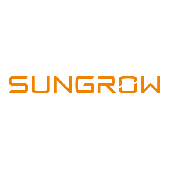 Sungrow SG2.0RS-S Guía De Instalación Rápida