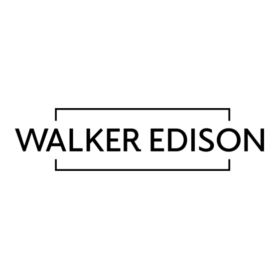 Walker Edison W52FP18AV Instrucciones De Ensamblaje