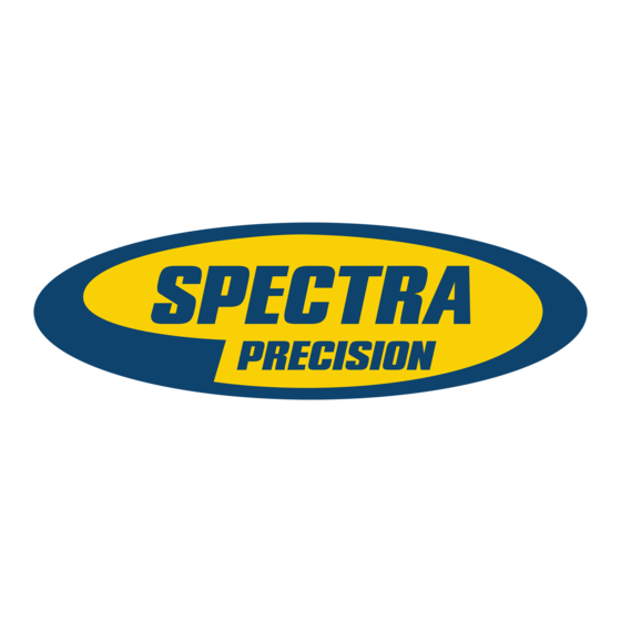 Spectra Precision Focus 2 Serie Guia Del Usuario