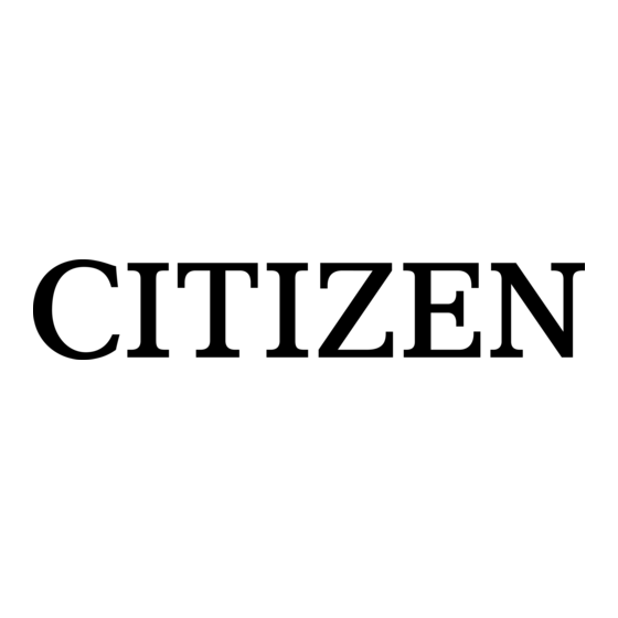 Citizen YF20 Manual De Instrucciones