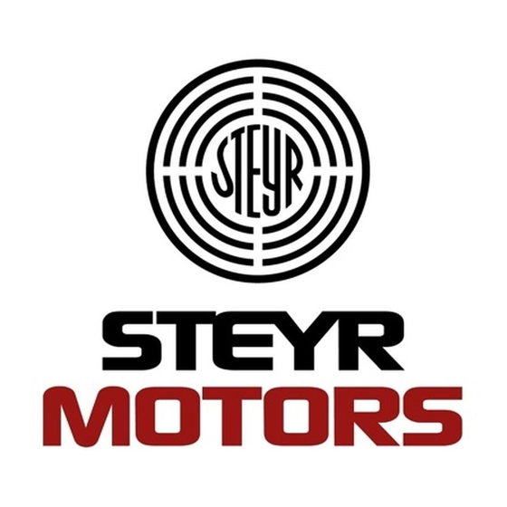 STEYR MOTORS SE126E25 Manual De Funcionamiento