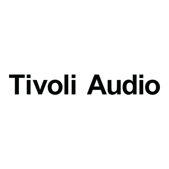 Tivoli Audio Albergo Manual Del Usuario