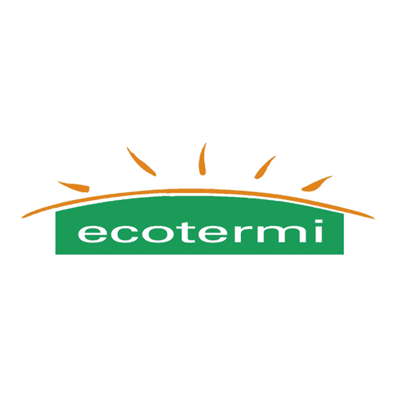 ecotermi termoweb etw4 Manual De Instrucciones