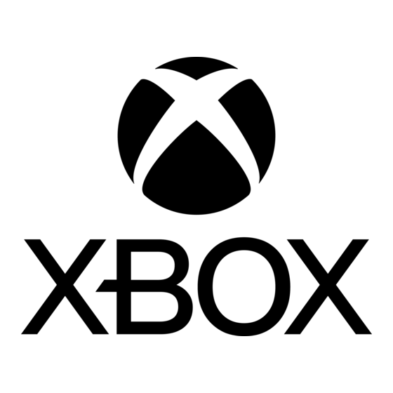 XBOX X13-06258-01 Guia De Inicio Rapido