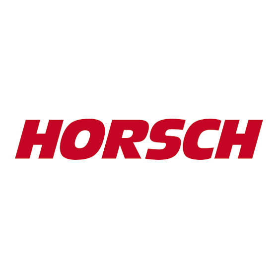 horsch Pronto 3 DC Instrucciones De Servicio