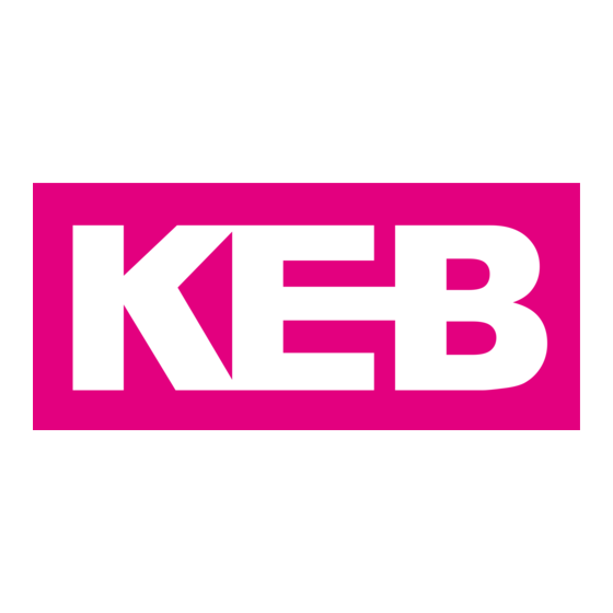 KEB COMBIVERT F4-S Serie Manual De Instrucciones