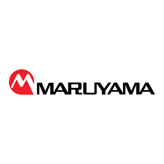 Maruyama E300S Manual Del Propietário