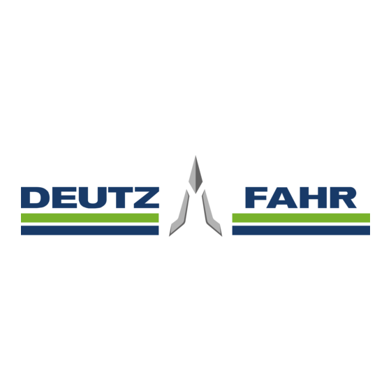 DEUTZ-FAHR Europa 2 1000W Serie Manual De Taller