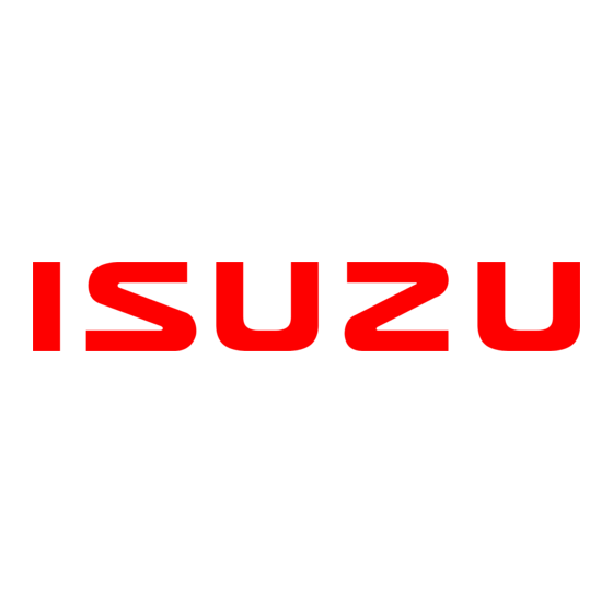 Isuzu UBS Serie Manual De Servicio