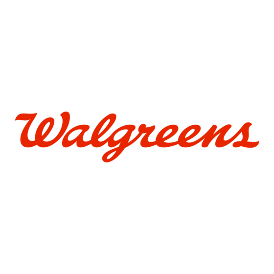 Walgreens WGNBPW-710 Manual De Instrucciones