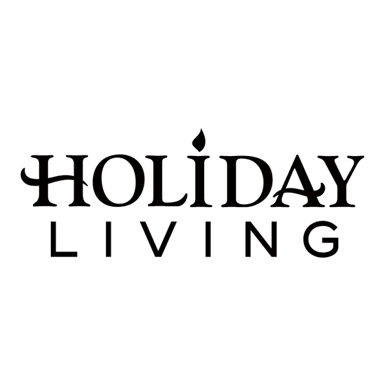 Holiday living 001-162142150-0 Manual Del Usuario