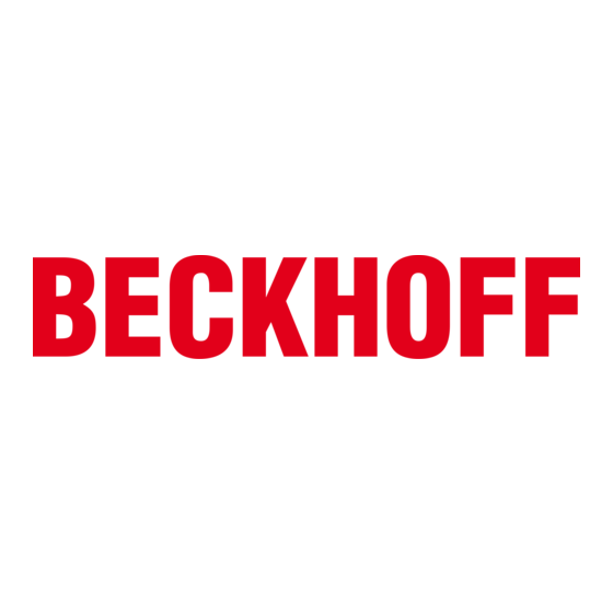 Beckhoff AX2000 Manual Del Operador