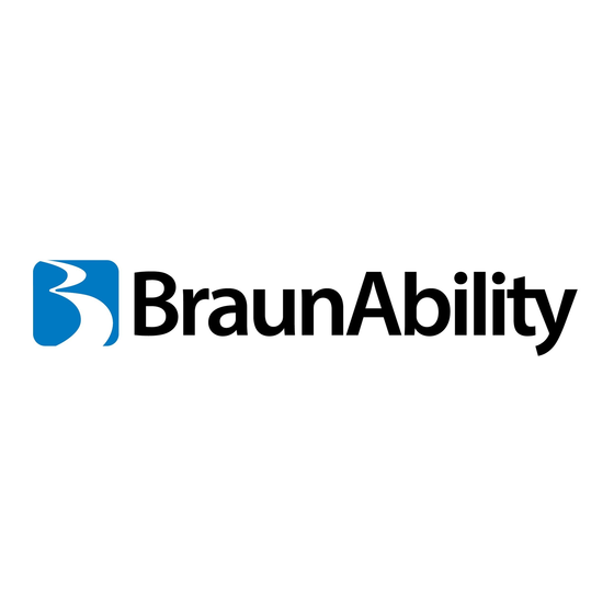 BraunAbility Turnout  2 4 Instrucciones De Uso