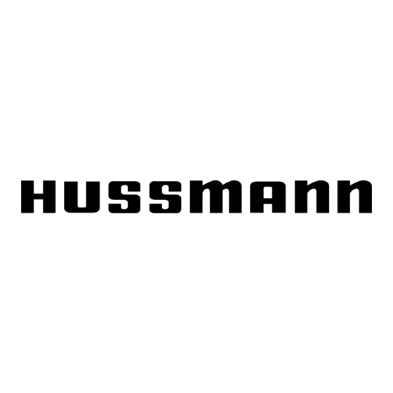 Hussmann Insight IC5BU-W Manual De Instrucciones