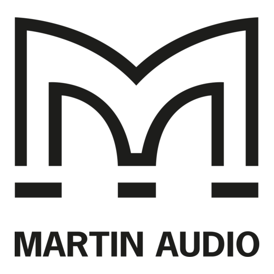 Martin Audio LONDON Wavefront Touring Serie Manual Del Usuario