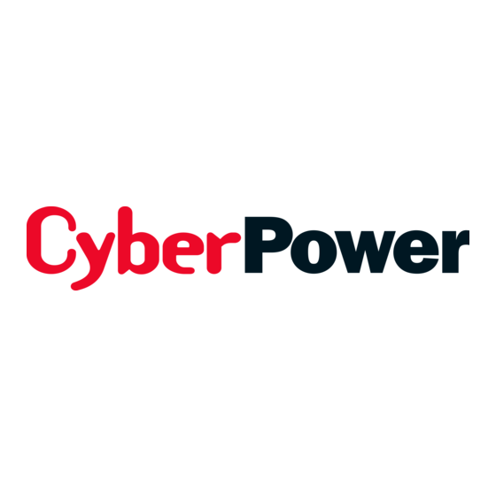 CyberPower CP900EPFCLCD Guia De Inicio Rapido