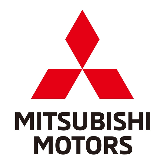 Mitsubishi MOTORS MZ314444 Instrucciones De Montaje