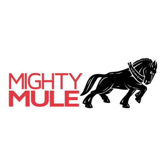 Mighty Mule Serie UL325 Manual De Instalación