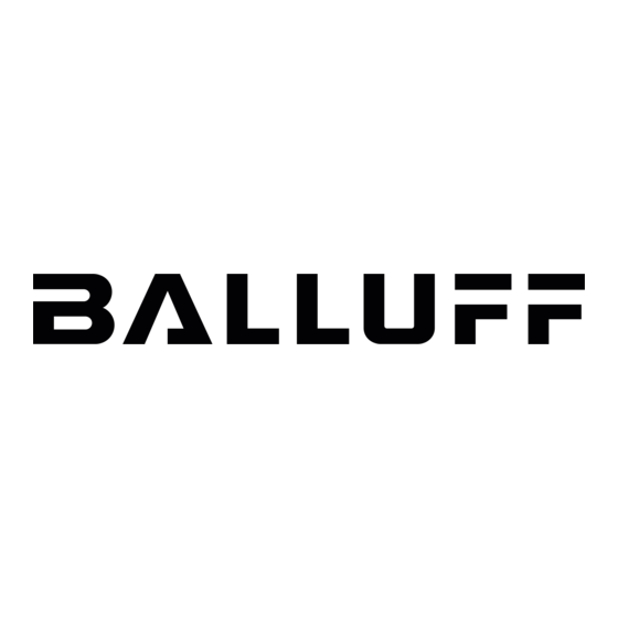 Balluff BIW1-C310-M Serie Instrucciones Breves