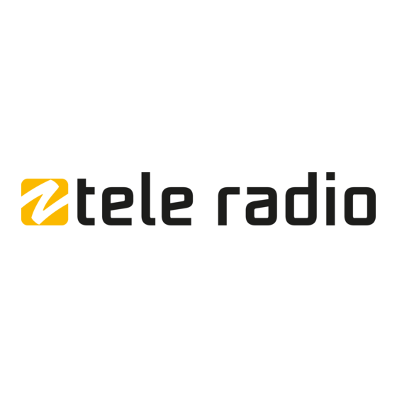 Tele Radio 860 Manual Del Usuario