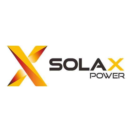 SolaX Power X3-PRO-8K-G2 Manual De Instalación