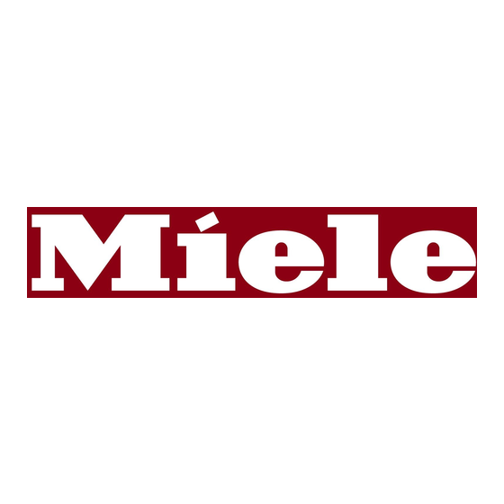 Miele M 6012 SC Instrucciones De Manejo