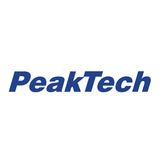 PeakTech 5055 Manual De Uso