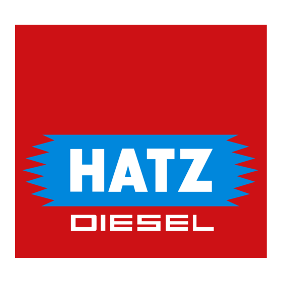 Hatz Diesel 3H50TI Manual Para El Usuario