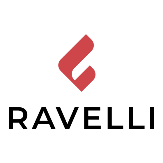Ravelli HRV 160 TOUCH STEEL 2.0 Manual De Instrucciones