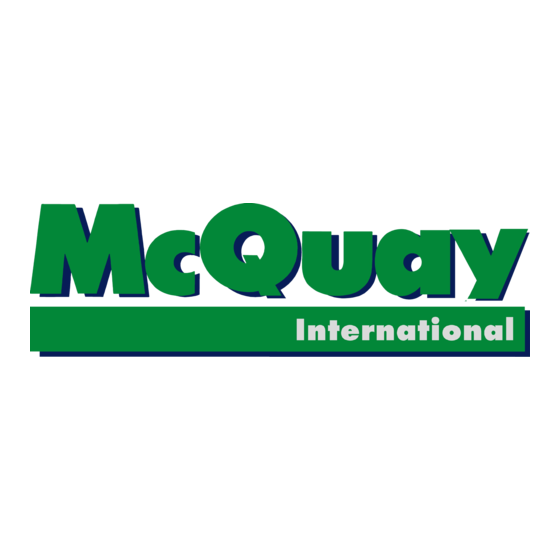 McQuay E Serie Manual Del Usuario