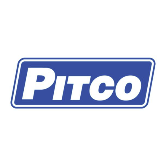 Pitco SG Manual De Instalación Y Funcionamiento