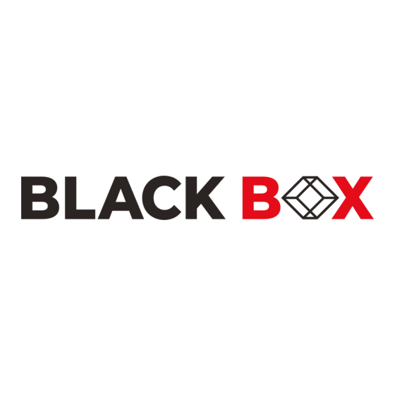 Black Box IC262A Instrucciones De Seguridad