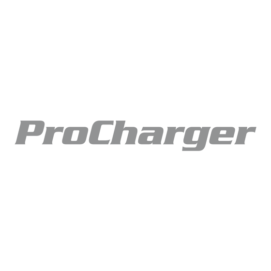 ProCharger 10011076 Instrucciones De Uso