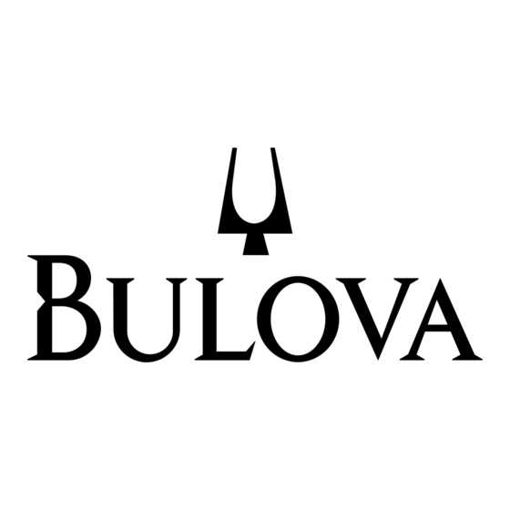 Bulova 98B358 Instrucciones De Uso