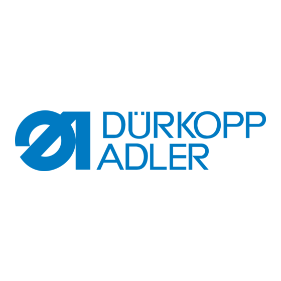 Duerkopp Adler 467-183080 Manual Del Usuario