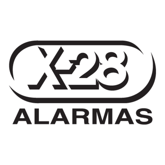 X-28 ALARMAS 8002 Manual Del Usuario