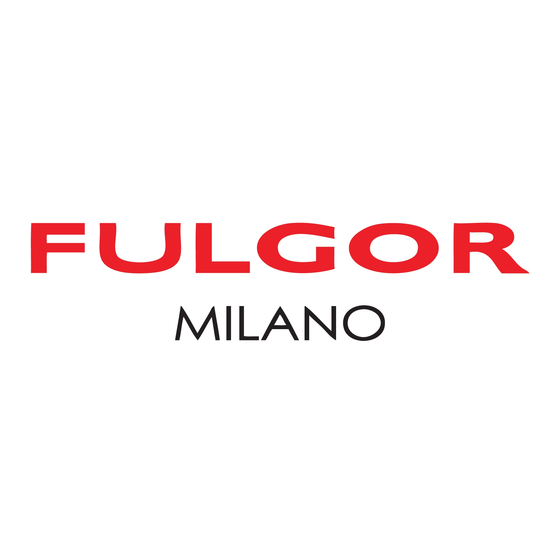 Fulgor Milano INCOGNITO 70 Instrucciones De Uso Y De Montaje