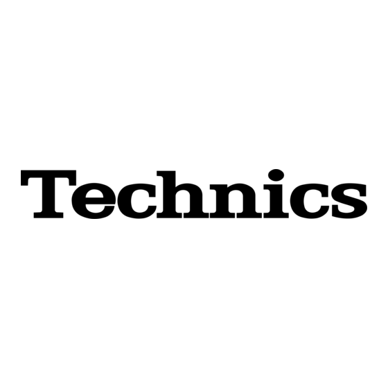 Technics SE-R1 Instrucciones De Funcionamiento