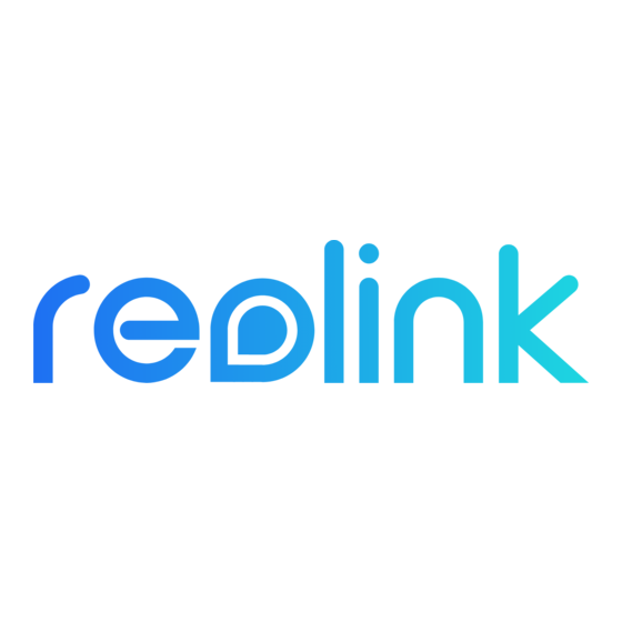 Reolink E1 Instrucciones De Operación